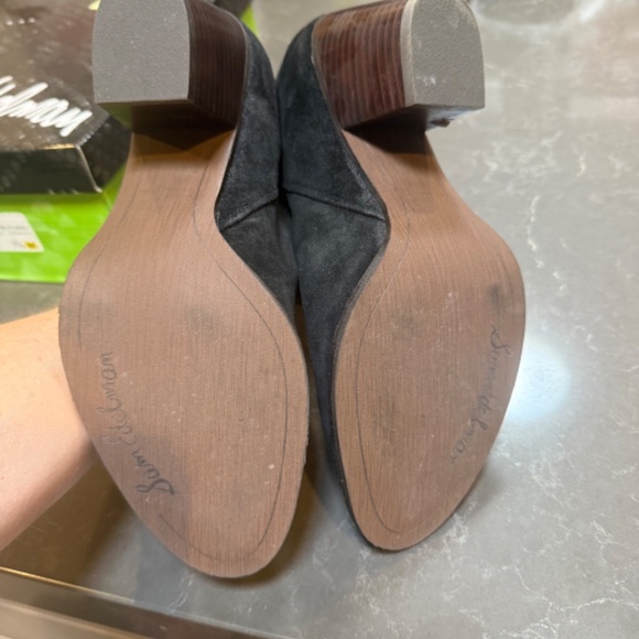 Macon Black Suede Bootie - Sam Edelman - Picture 3 of 6